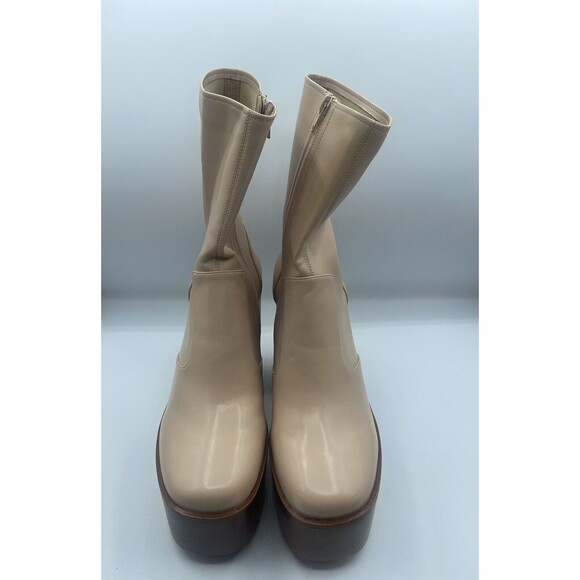 Jeffrey Campbell Mexique2 Platform Boots - Nude - US9.5 NWOB - Picture 1 of 16